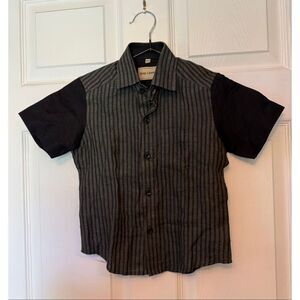 ONLY (German Brand) LINEN Edit - Boys Linen Polo Shirt - 6Y
